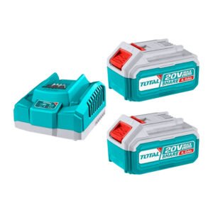 Batería Pack 40ah X 2pcs Con Cargador Total - Fbcpk1424