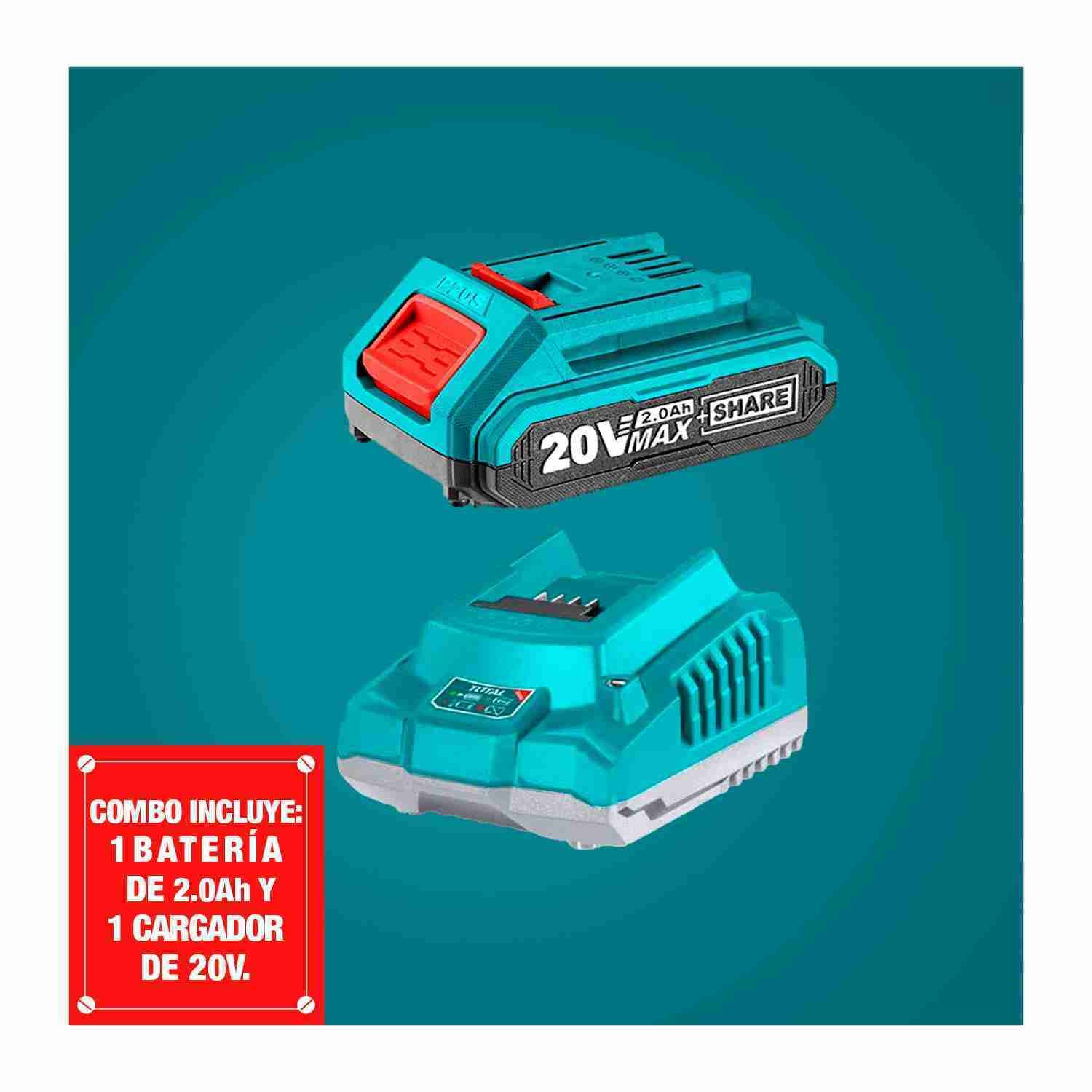 Sopladora Gigante Hojas Inalámbrica 20v + Baterías 20ah + Guantes - Imagen 3