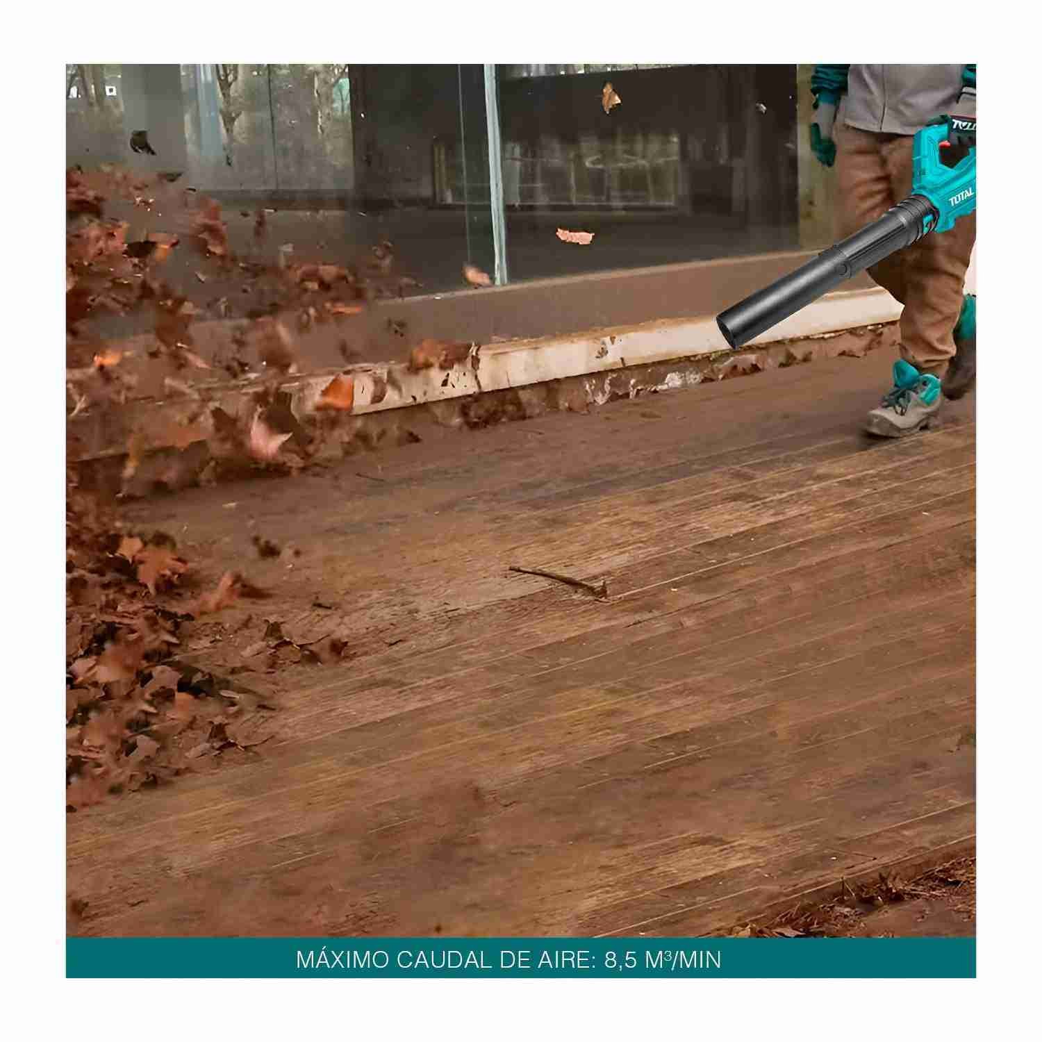 Sopladora Gigante Hojas Inalámbrica 20v + Baterías 20ah + Guantes - Imagen 4