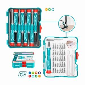 Destornilladores Precisión Puntas 45 Piezas Magnéticos Total