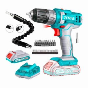 TALADRO ATORNILLADOR INALÁMBRICO 20V + EXTENSOR FLEXIBLE