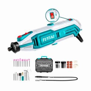 MINI GRINDER ESMERIL TOTAL 130W ELÉCTRICO 109 PIEZAS PULIDOR - TG513326