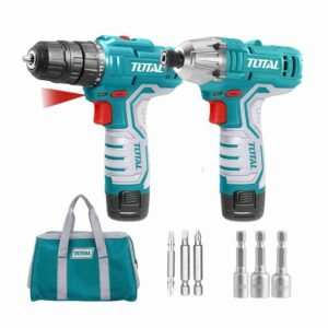 COMBO TALADRO + ATORNILLADOR DE IMPACTO 12V 2BAT Y CARGADOR - TKLI1201