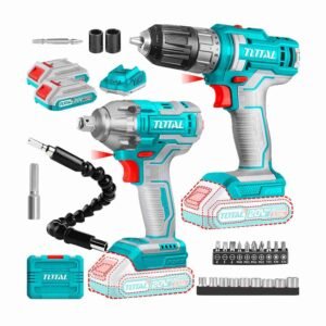 SET TALADRO ATORNILLADOR LLAVE IMPACTO TOTAL EXTENSOR PUNTAS - TOSLI230702