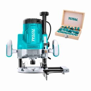 Ruteadora Fresadora 2200w Industrial Total + Set 12 Fresas
