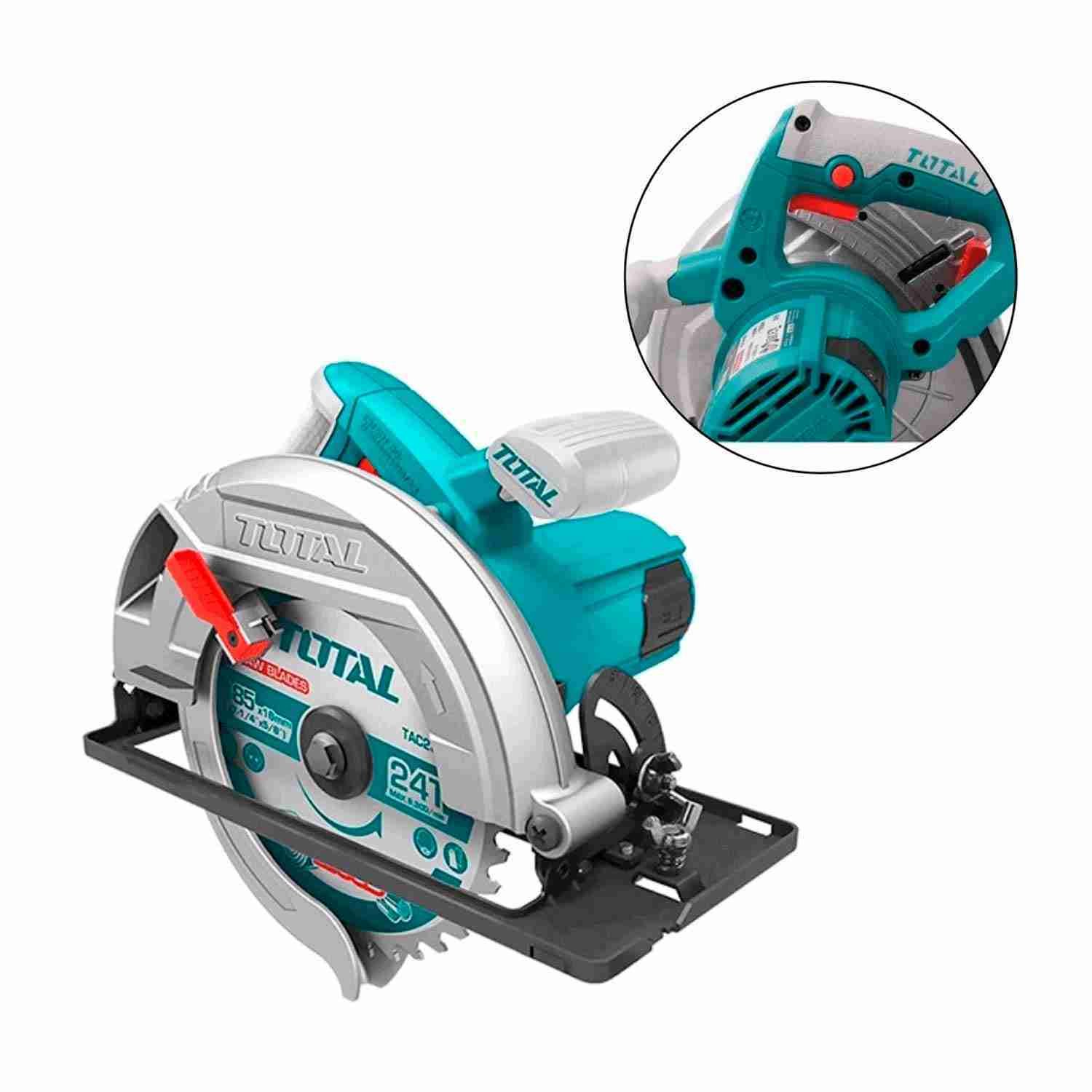 SIERRA CIRCULAR 1600W PROFESIONAL MADERA CORTADORA RADIAL - TS1161856 - Imagen 3