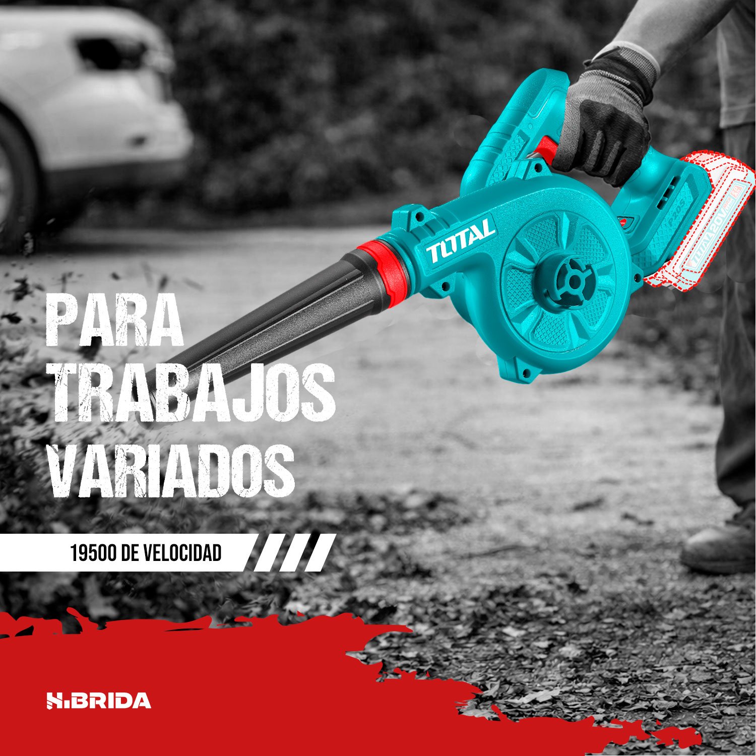 Sopladora De Aire Inalámbrica + Aspiradora 20v Brushless - Imagen 5