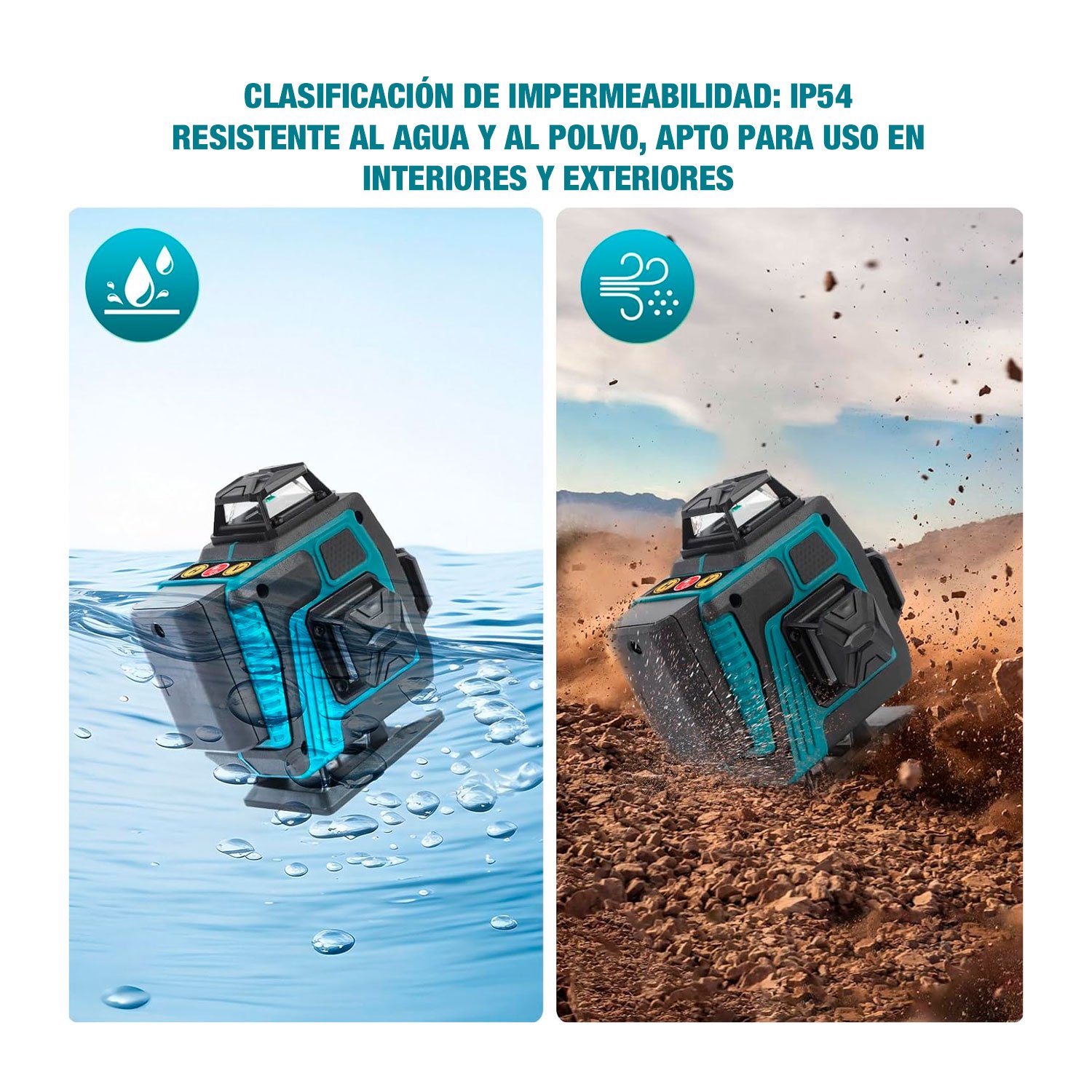 Taladro Atornillador 20v + Nivel Láser Verde 16 Niveles - Imagen 9