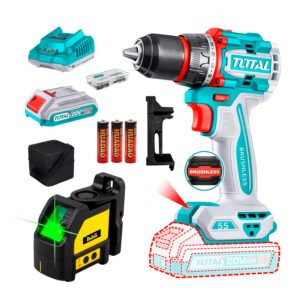 Taladro Atornillador Brushless 20v Nivel Lázer Verde