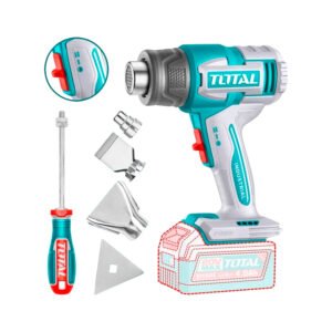 Pistola De Calor 20v Total + 3 Boquillas Y Raspador
