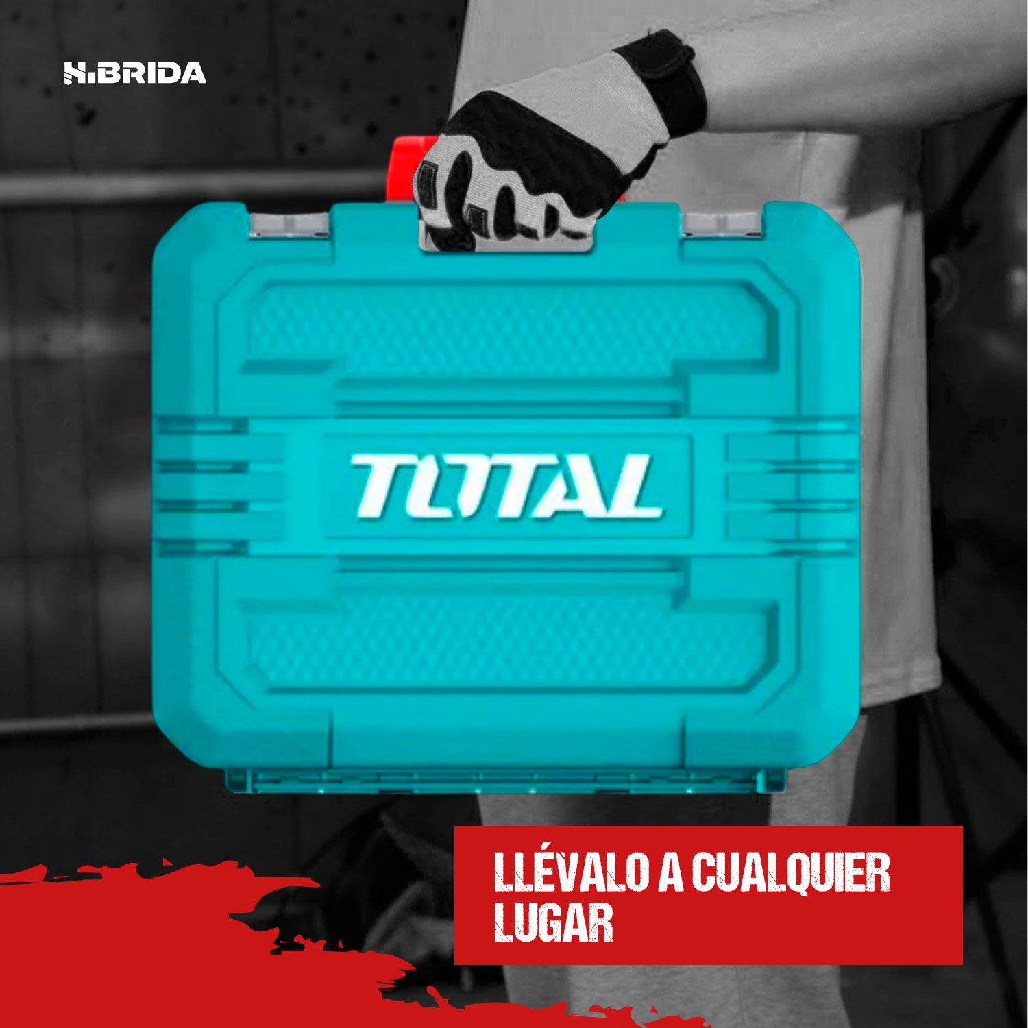 Taladro Atornillador Total 50nm + 2 Bats 20v 2.0ah + Acss - Imagen 9