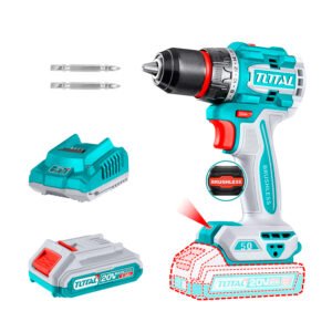 Taladro Atornillador Brushless 50nm Con Bat/carg. Total Turquesa 50/60hz