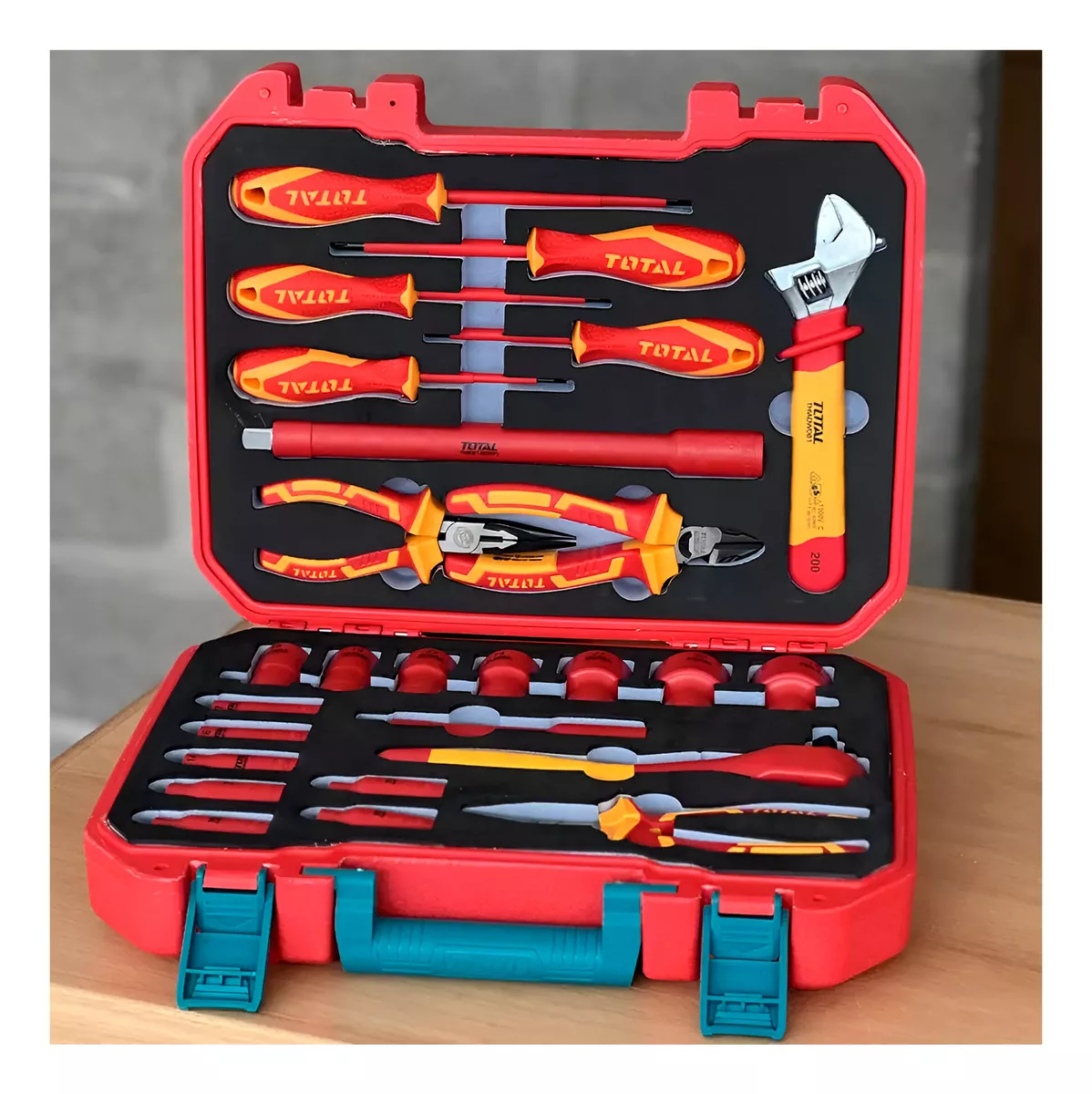 Herramientas Dielectricas en Maleta Juego de herramientas manuales aisladas 26PCS 1000V,Certificación VDE/GS - Imagen 9