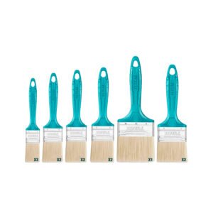 Set De 12 Brochas Multitamaño Total Para Pintura Profesional