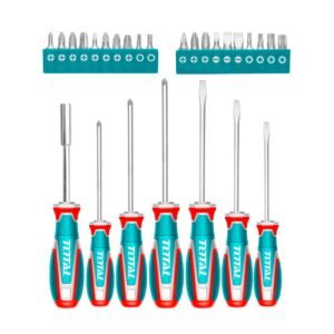 KIT SET X7 DESARMADORES + 20 PUNTERAS TOTAL TKSDS2726
