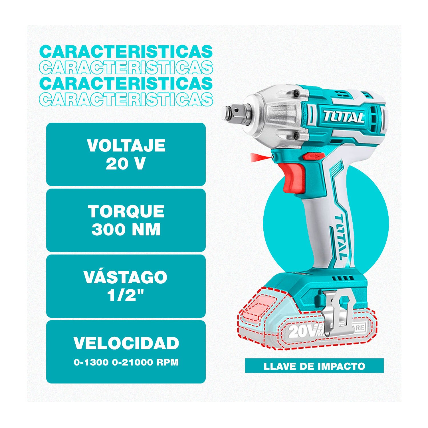 Combo Llave De Impacto 20v + Oscilante 20v + Maleta De Lona - Imagen 4