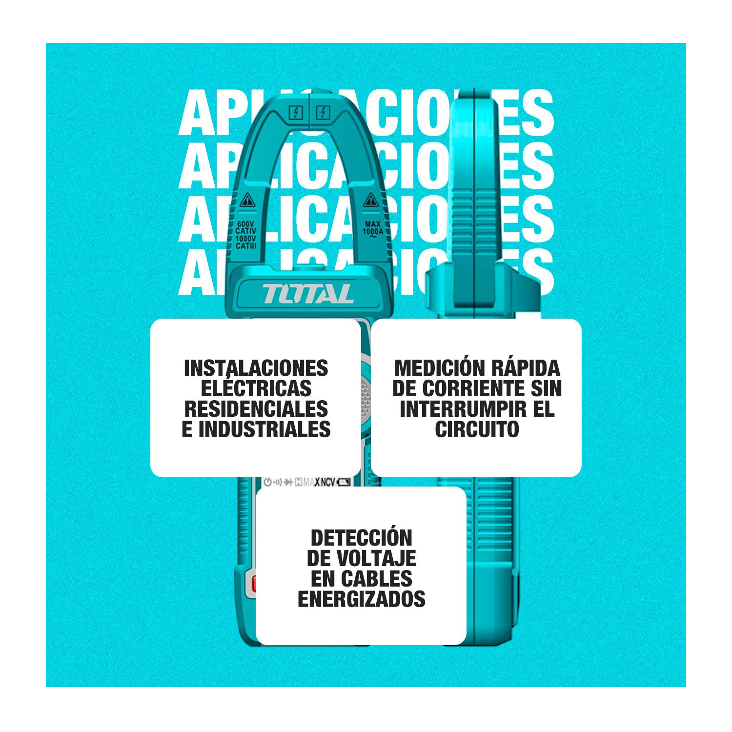 Pinza Amperimétrica Ac 600a 4000 Cuentas - Imagen 6
