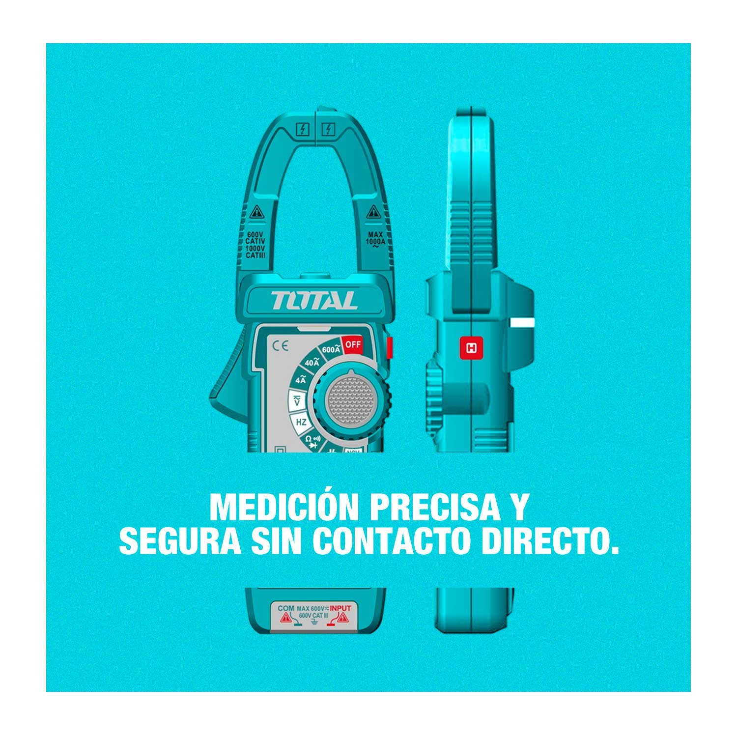 Pinza Amperimétrica Ac 600a 4000 Cuentas - Imagen 7