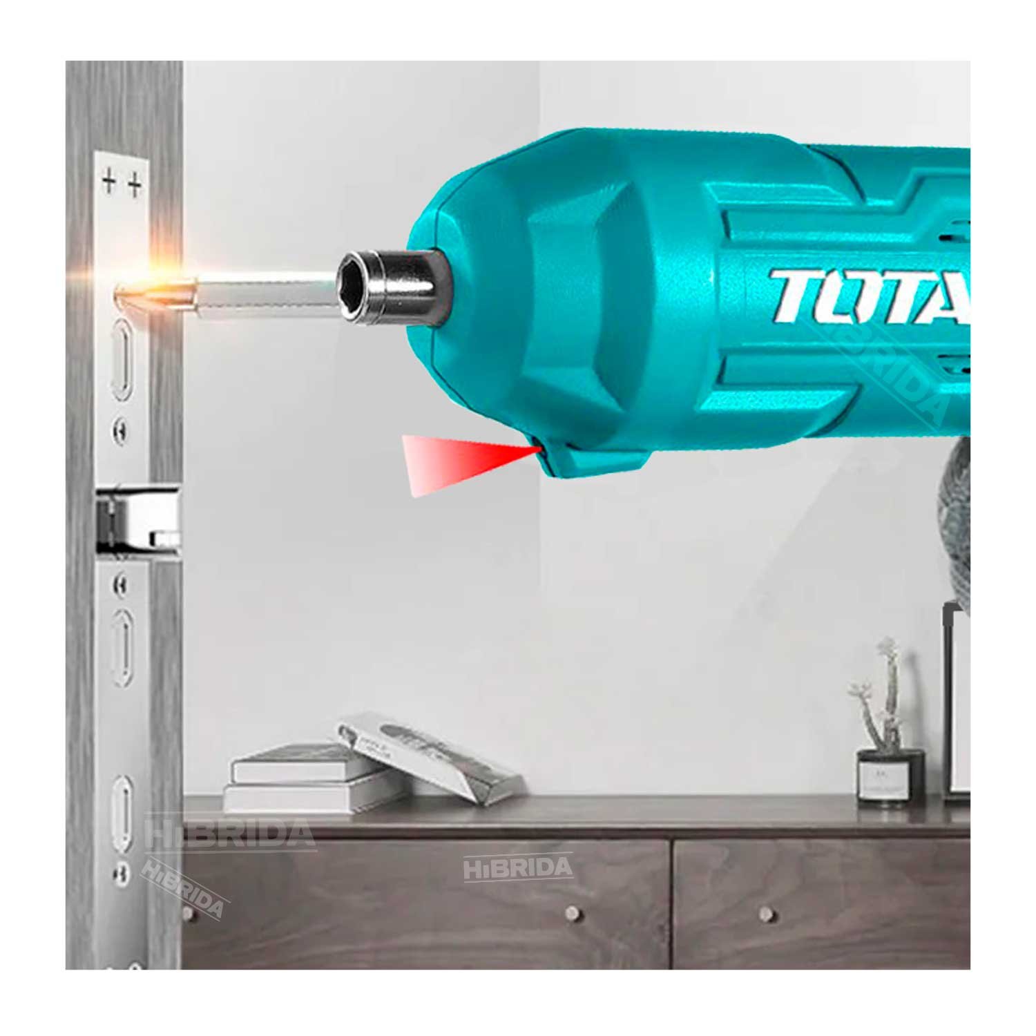 ATORNILLADOR INALÁMBRICO 4V MINI DESTORNILLADOR TOTAL CABLE - Imagen 8