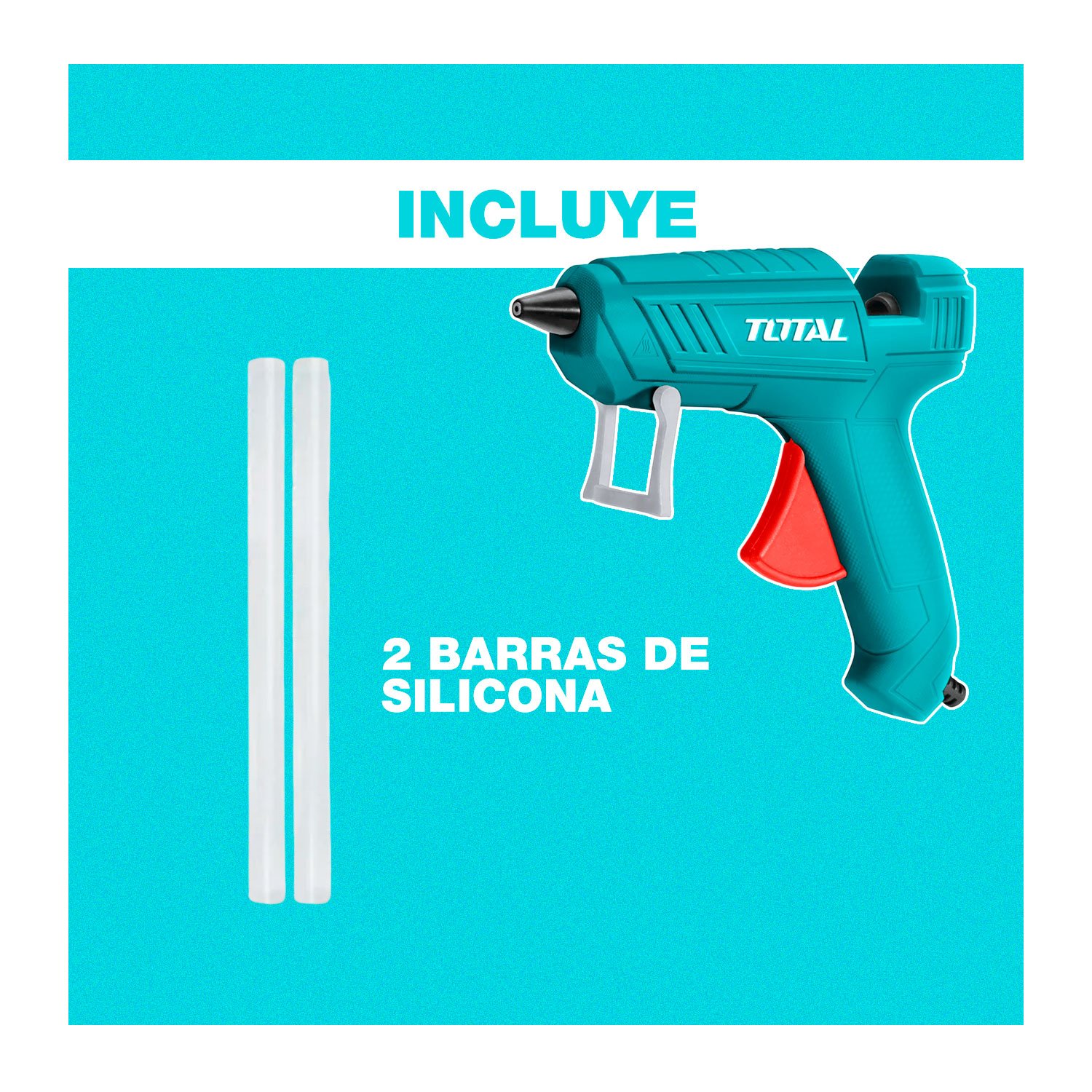 a De Silicona Eléctrica 100w + 2 Barras De Silicona - Imagen 6