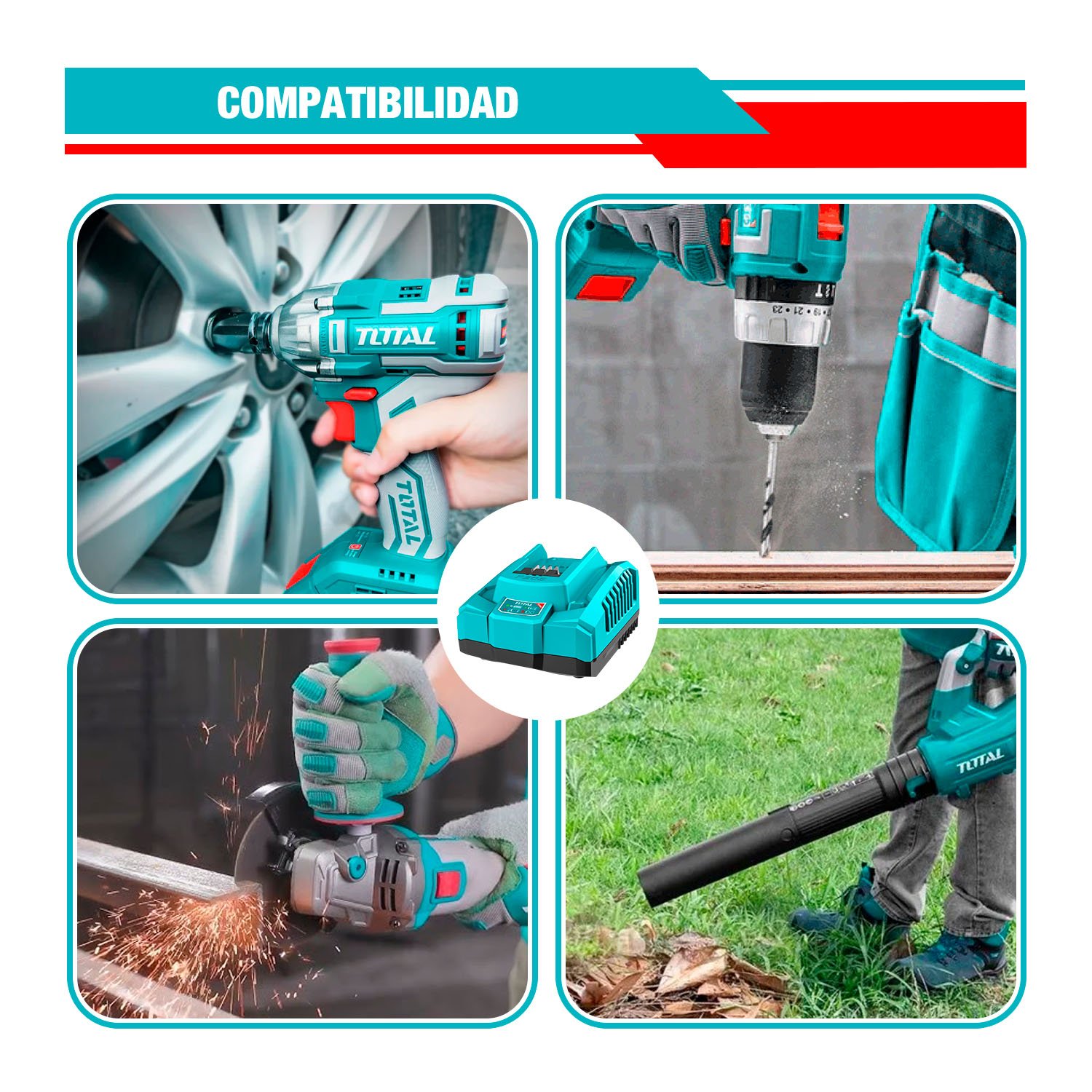 Cargador Rápido Inteligente Para Baterías 4.0ah - Tfcli20411 - Imagen 2