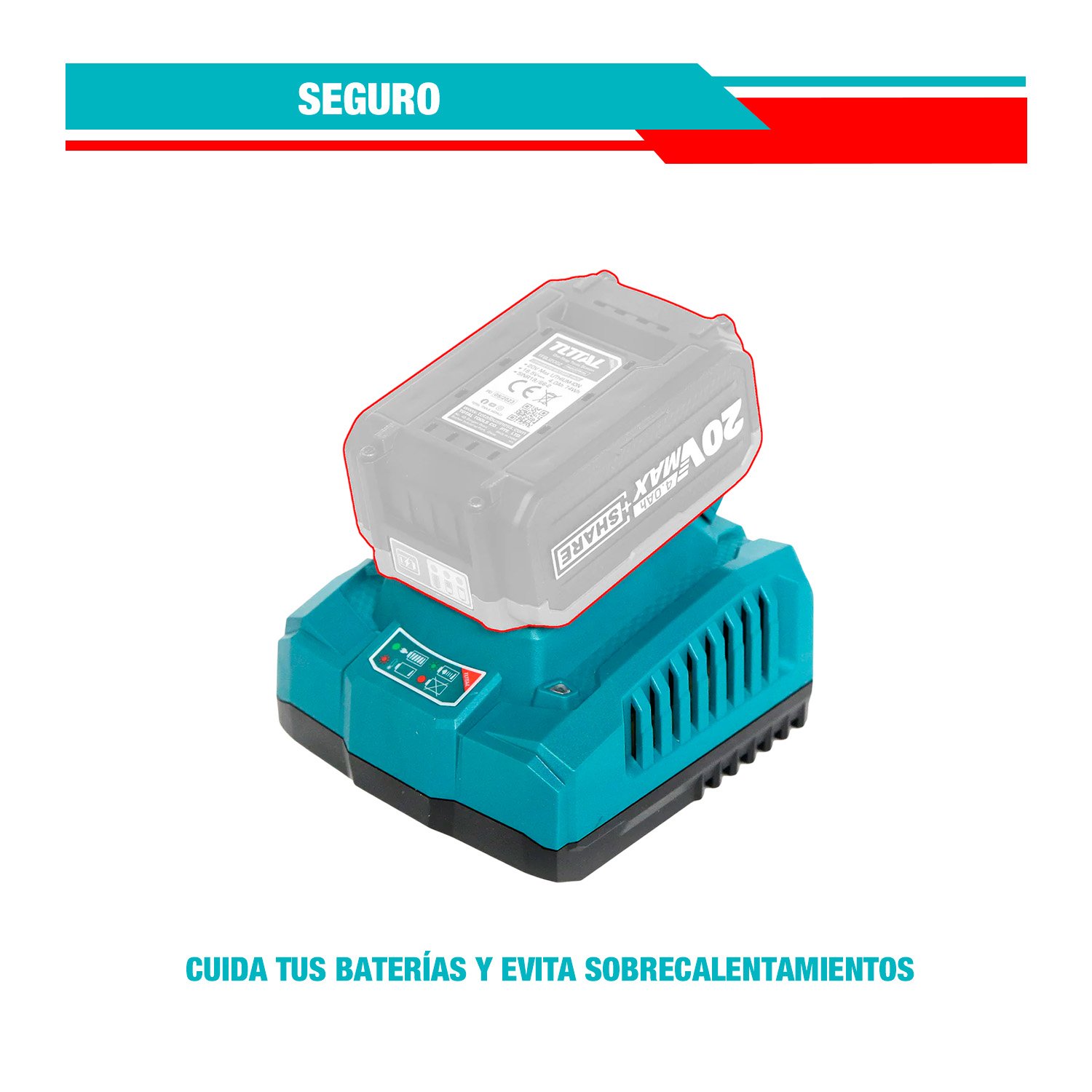 Cargador Rápido Inteligente Para Baterías 4.0ah - Tfcli20411 - Imagen 6