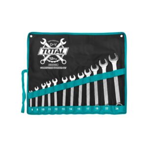 Set De 12 Llaves Profesional Total Combinadas 6' Hasta 24'