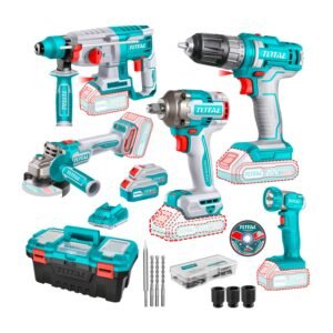 Taladro Atornillador 20v Rotomartillo Llave Impacto Amolador