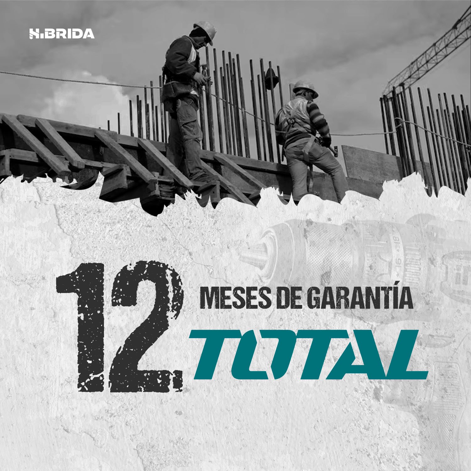 Llave de Impacto 1350Nm 3/4'' Brushless TOTAL - TIWLI201351 - Imagen 9